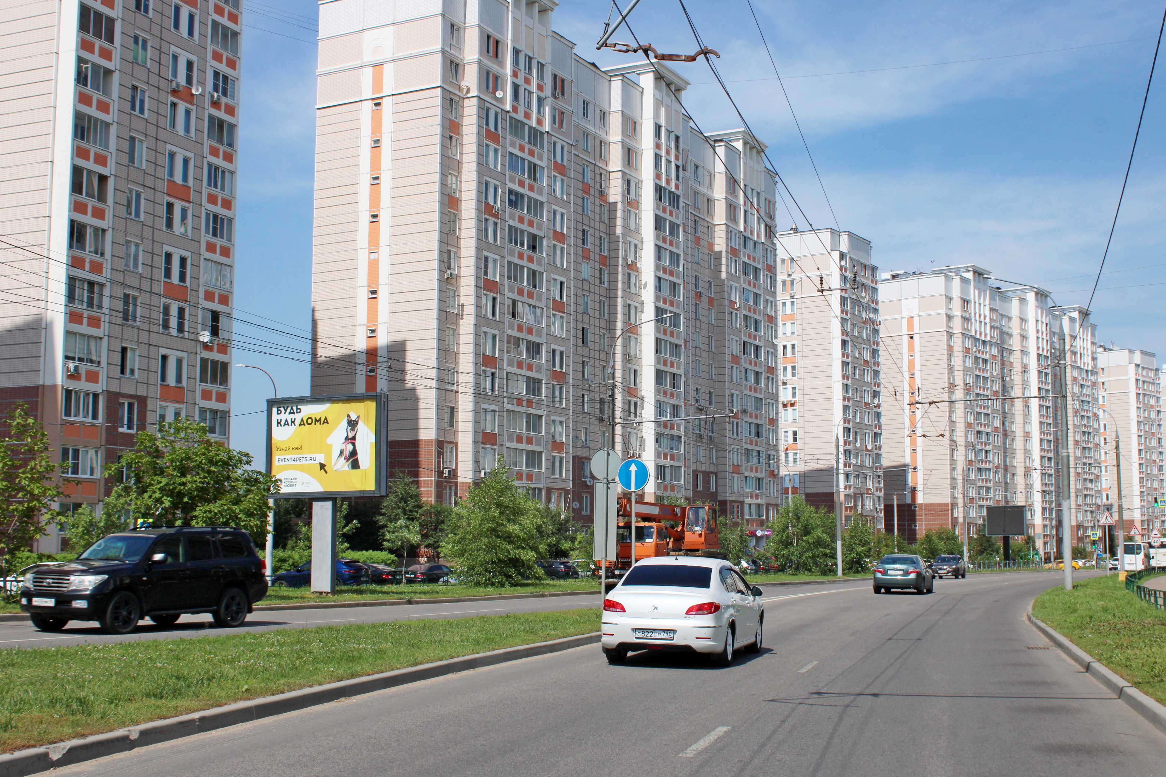 Фотография рекламного носителя, тип: Ситиборд 2.7x3.7, адрес: Академика Доллежаля ул., д.22, Подольск, Московская область, Россия. Сторона Б №722787