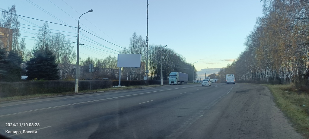 Фотография рекламного носителя, тип: Билборд 3x6, адрес: Кашира-Ненашево а/д., 111 850м, Кашира, Московская область, Россия. Сторона B №1330035