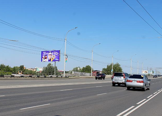 Фотография рекламного носителя, тип: Билборд 3x6, адрес: Лукашевича ул., д.35, Омск, Омская область, Россия. Сторона Б №616880