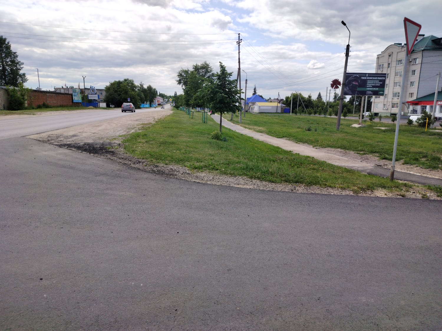 Фотография рекламного носителя, тип: Билборд 3x6, адрес: Шоссейный проезд ул., Лебедянь, Липецкая область, Россия. Сторона A №1349250