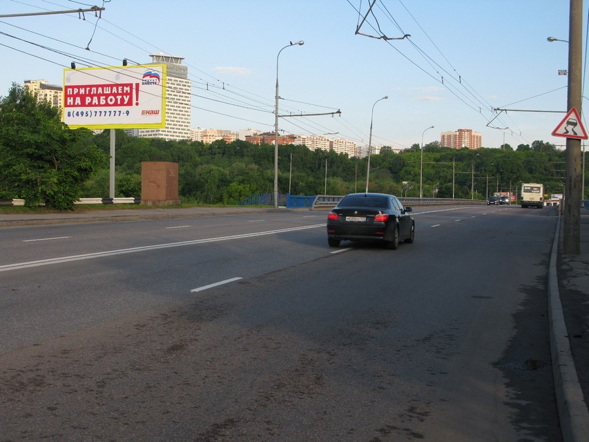 Фотография рекламного носителя, тип: Билборд 3x6, адрес: Мневники Нижн. ул., д.13, Москва, Россия. Сторона В №93308
