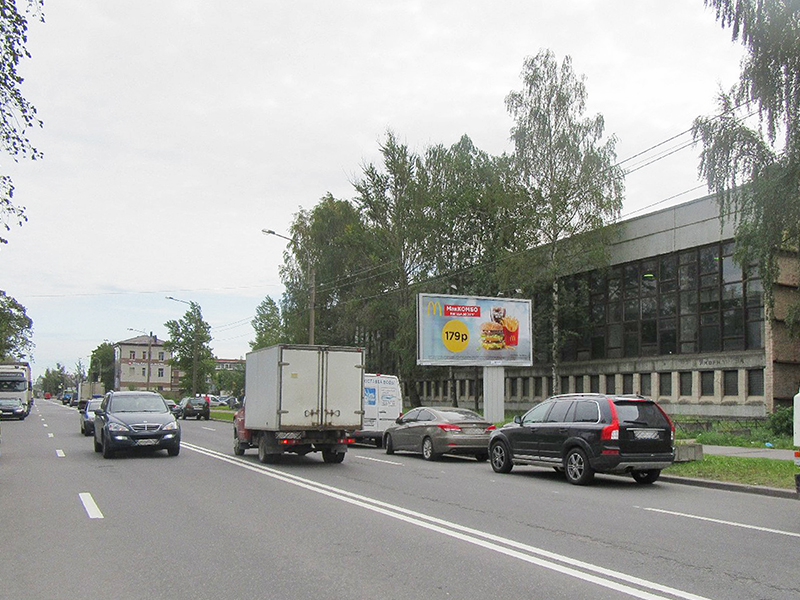 Фотография рекламного носителя, тип: Билборд 3x6, адрес: Якорная ул., д.9а, лит.Б, Санкт-Петербург, Россия. Сторона A №169027
