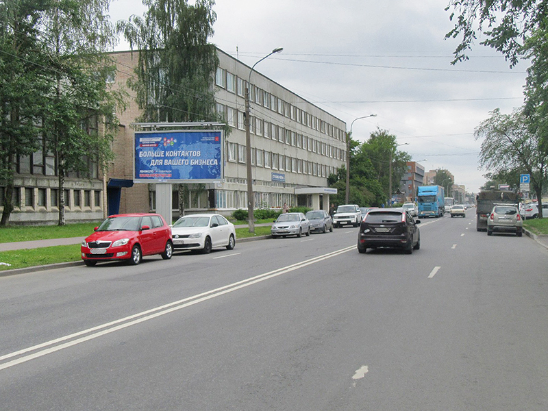 Фотография рекламного носителя, тип: Билборд 3x6, адрес: Якорная ул., д.9а, лит.Б, Санкт-Петербург, Россия. Сторона B №169028