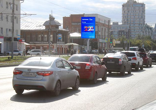 Фотография рекламного носителя, тип: Нестандартный билборд, адрес: Маршала Жукова ул., д.91, Омск, Омская область, Россия. Сторона Bh1-Bh6 №1042209