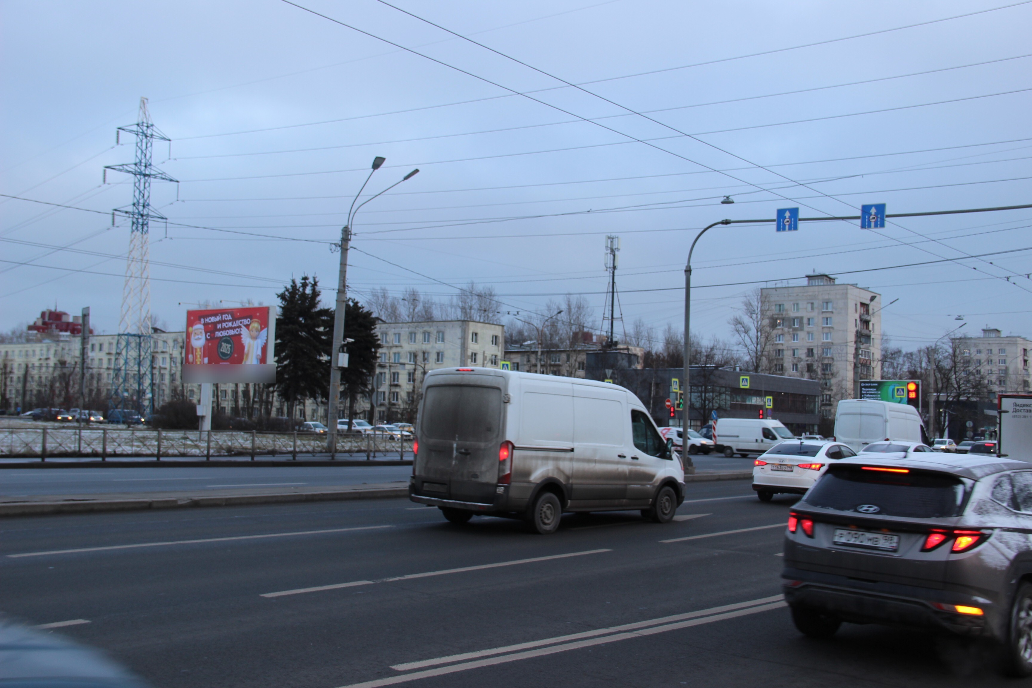 Фотография рекламного носителя, тип: Билборд 3x6, адрес: Ленинский пр-т. Х Кубинская ул., д.68, Санкт-Петербург, Россия. Сторона Б №638143