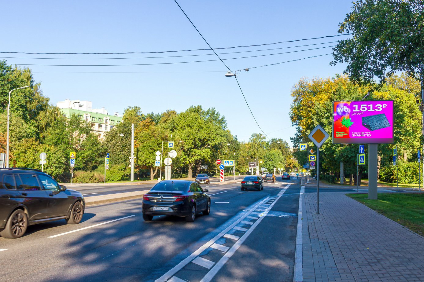 Фотография рекламного носителя, тип: Ситиборд 2.7x3.7, адрес: Петроградская ул. Х Вязовая ул., д.4, Санкт-Петербург, Россия. Сторона А1 №724985
