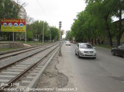 Фотография рекламного носителя, тип: Билборд 3x6, адрес: Дзержинского ул. Х Заводская ул., д.3, Таганрог, Ростовская область, Россия. Сторона B №1376774