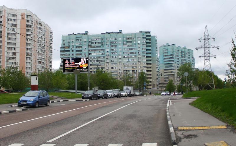 Фотография рекламного носителя, тип: Билборд 3x6, адрес: Академика Пилюгина ул., д.8, корп.1, Москва, Россия. Сторона Б №13290