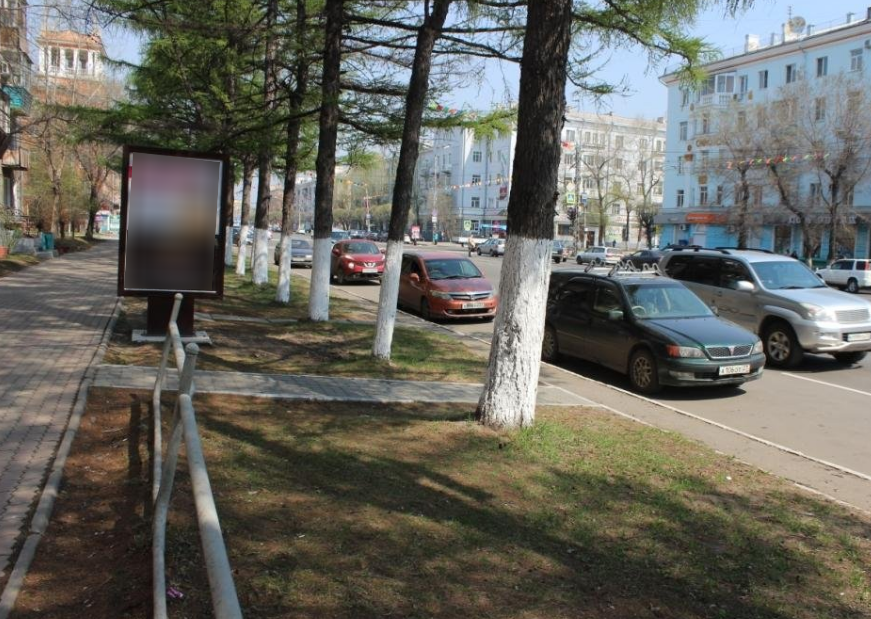 Фотография рекламного носителя, тип: Ситиформат 1.8x1.2, адрес: Мира пр-т., д.41, Комсомольск-на-Амуре, Хабаровский край, Россия. Сторона Б №1370406