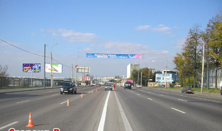 Фотография рекламного носителя, тип: Билборд 3x6, адрес: Волоколамское ш., д.65, Москва, Россия. Сторона Б №52715
