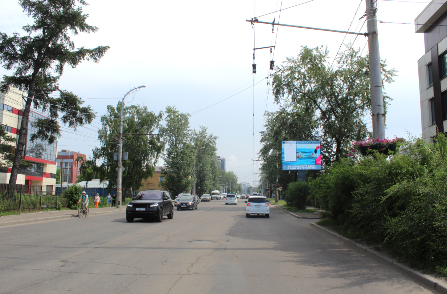 Фотография рекламного носителя, тип: Ситиборд 2.7x3.7, адрес: Байкальская ул., д.50, Иркутск, Иркутская область, Россия. Сторона А1 №1080141