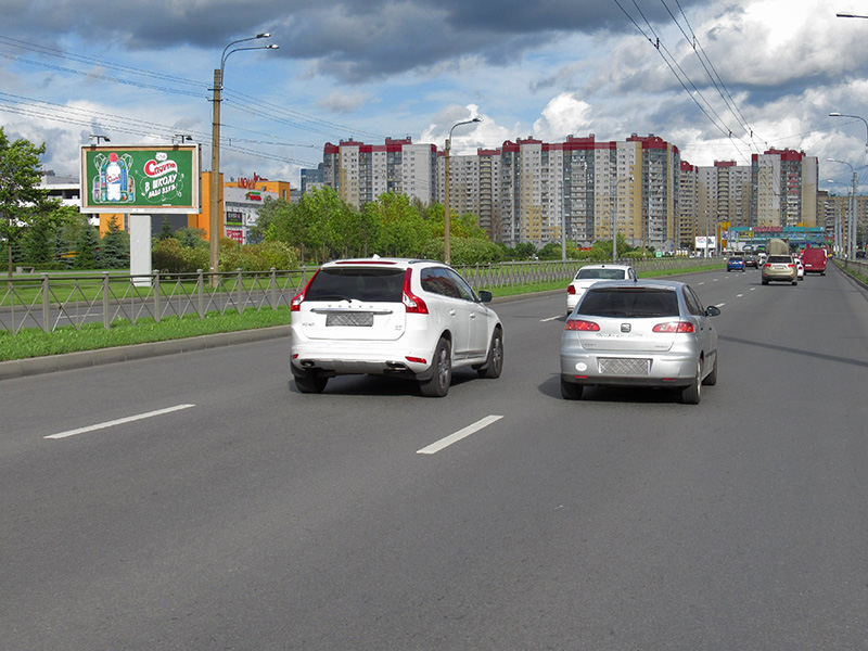 Фотография рекламного носителя, тип: Билборд 3x6, адрес: Косыгина пр-т., д.11, Санкт-Петербург, Россия. Сторона B №169034