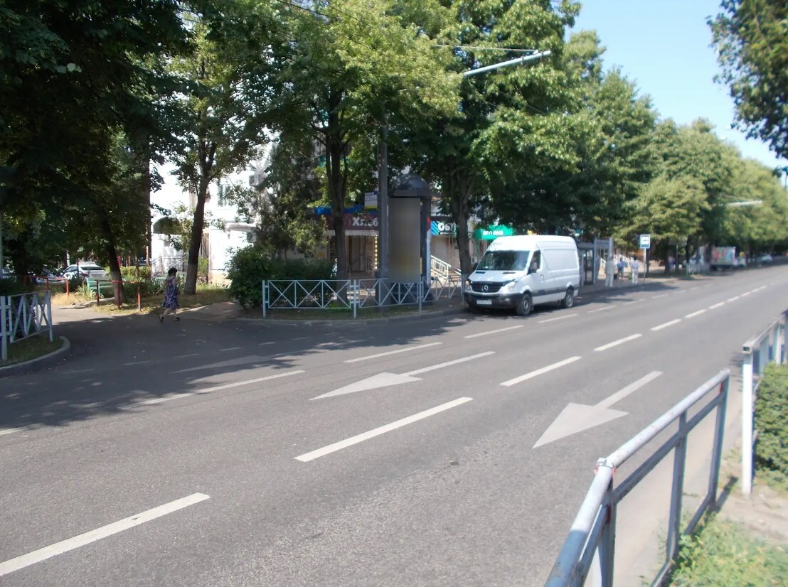 Фотография рекламного носителя, тип: Пиллар 3x1.4, адрес: Ставропольская ул., д.236, поз.2, Краснодар, Краснодарский край, Россия. Сторона Б №1337593