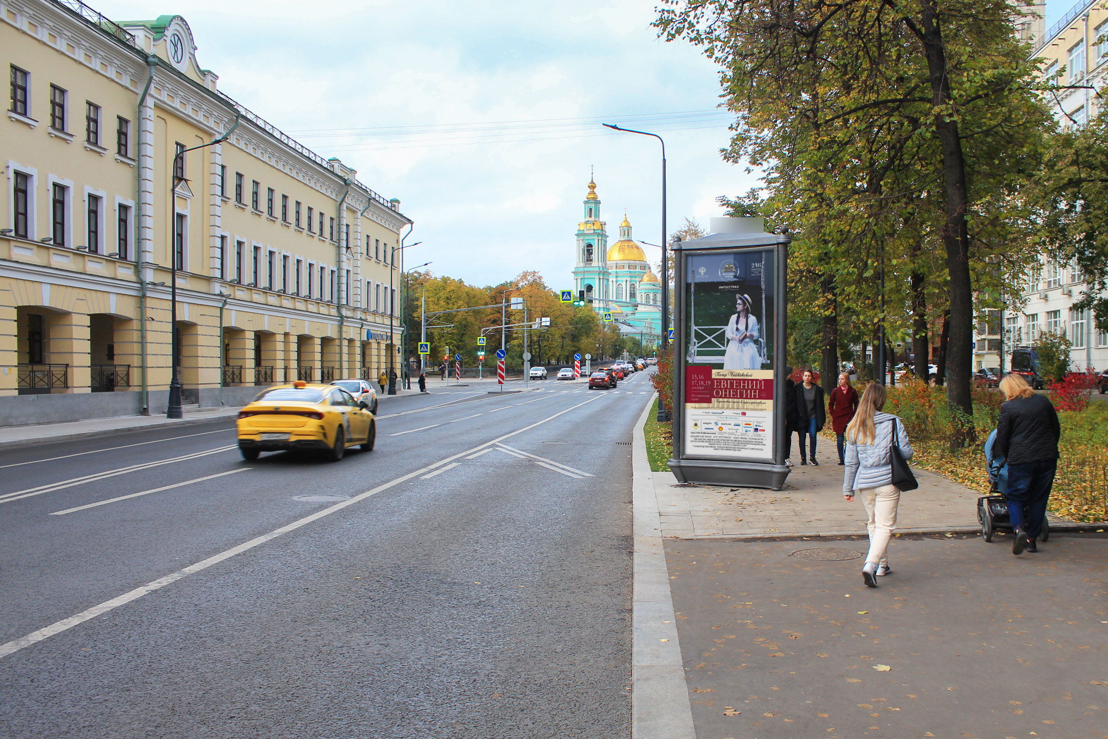 Фотография рекламного носителя, тип: Пиллар 3x1.4, адрес: Спартаковская ул., д.4, Москва, Россия. Сторона А №330012