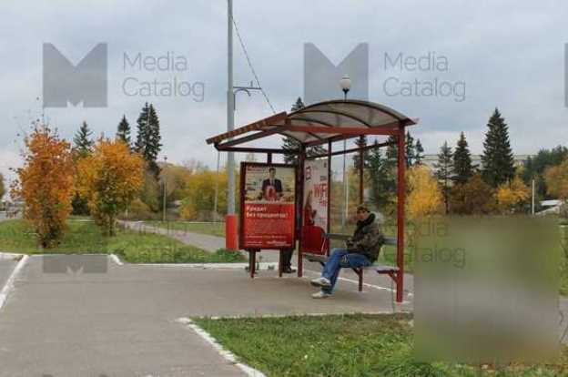 Фотография рекламного носителя, тип: Остановка 1.8x1.2, адрес: Куйбышева ул., ЛД "Кристалл", Муром, Владимирская область, Россия. Сторона А №1335652