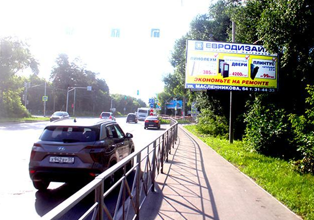 Фотография рекламного носителя, тип: Билборд 3x6, адрес: Академика Королева пр-т., д.32, Омск, Омская область, Россия. Сторона А №617086