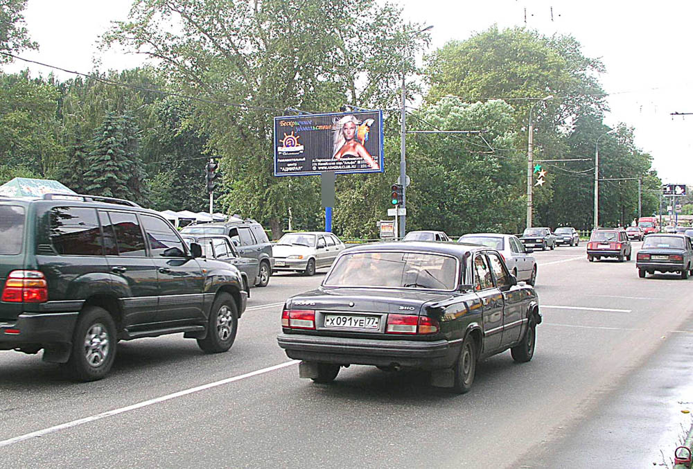 Фотография рекламного носителя, тип: Билборд 3x6, адрес: Энтузиастов ш., д.63, Москва, Россия. Сторона B №15209