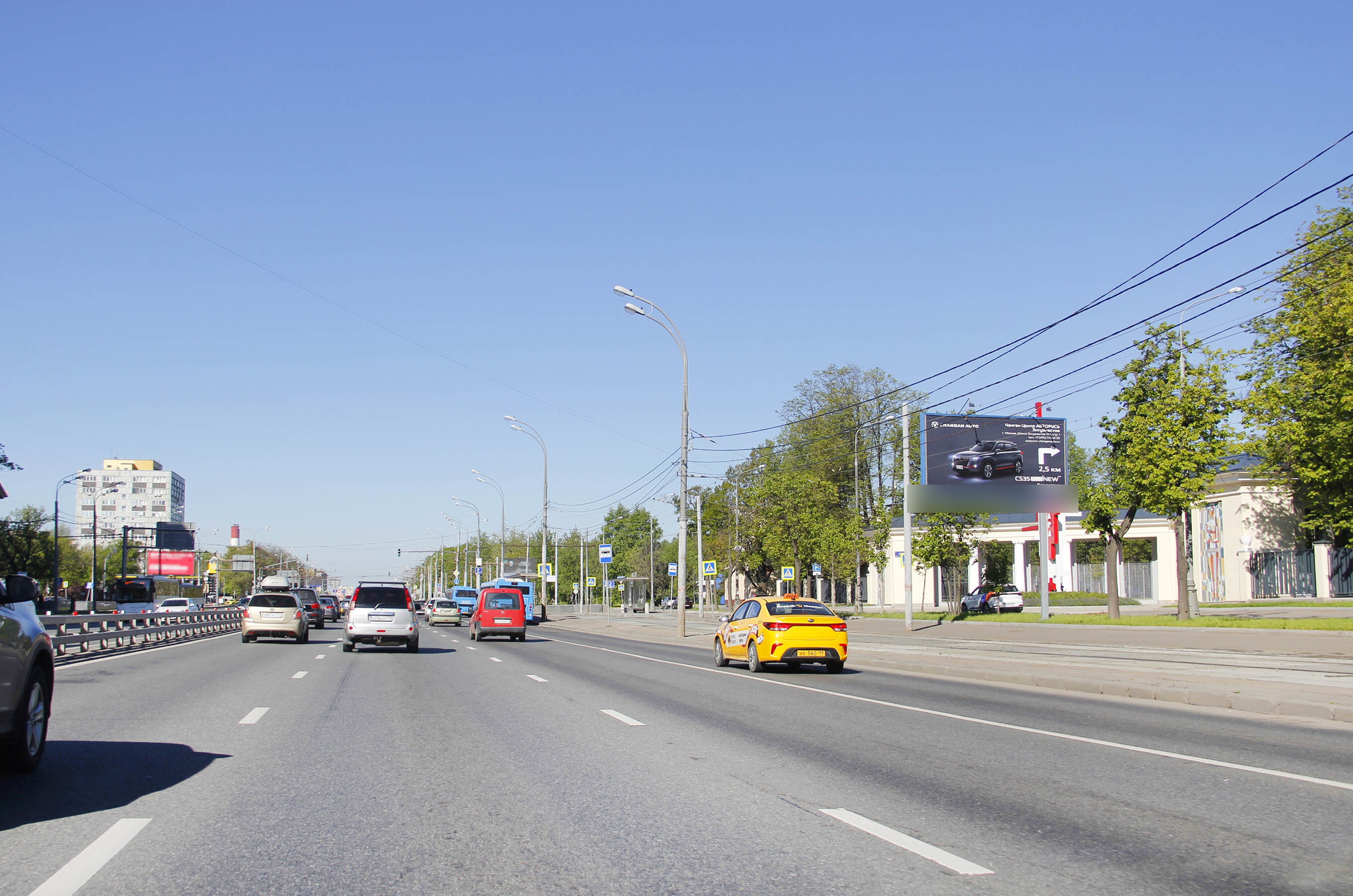 Фотография рекламного носителя, тип: Билборд 3x6, адрес: Энтузиастов ш., д.33, Москва, Россия. Сторона А №599729