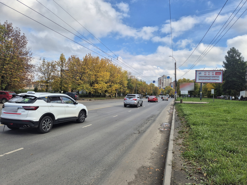 Фотография рекламного носителя, тип: Билборд 3x6, адрес: Строителей ул., д.40а, Иваново, Ивановская область, Россия. Сторона А №406350