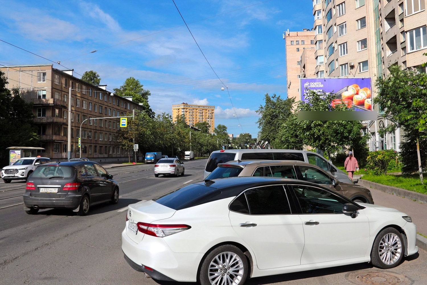 Фотография рекламного носителя, тип: Билборд 3x6, адрес: Торжковская ул., д.13, корп.1, Санкт-Петербург, Россия. Сторона А №121251