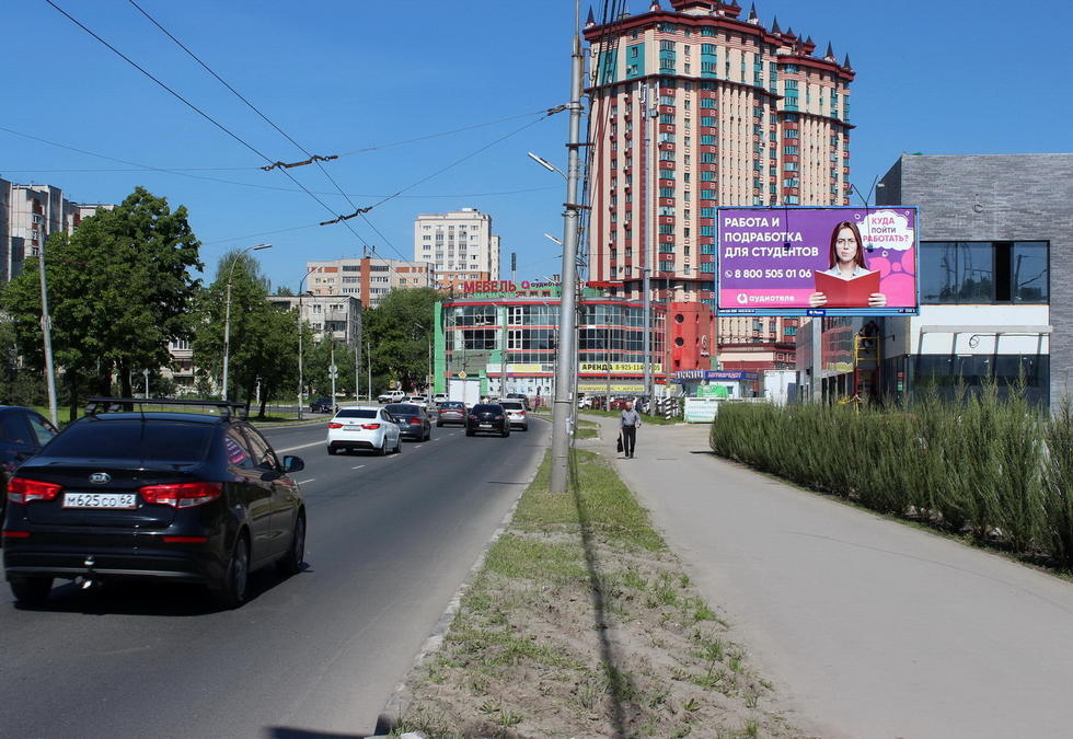 Фотография рекламного носителя, тип: Билборд 3x6, адрес: Спортивная ул., д.12, Рязань, Рязанская область, Россия. Сторона А1 №156442
