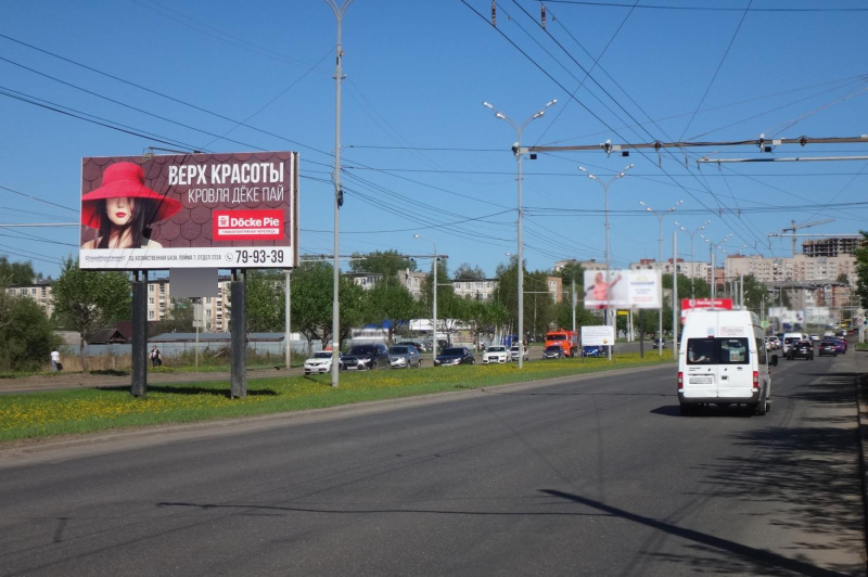 Фотография рекламного носителя, тип: Билборд 3x6, адрес: 10 лет Октября ул., Покровская церковь, Ижевск, Республика Удмуртия, Россия. Сторона A1 №670856