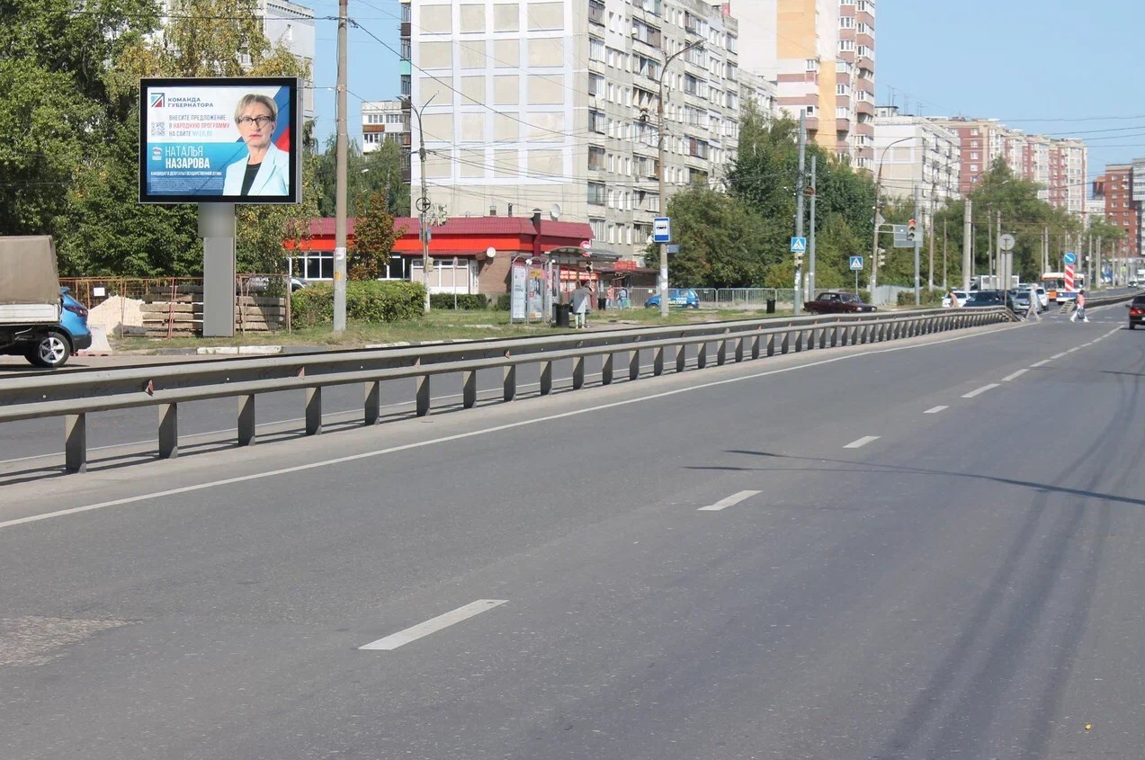 Фотография рекламного носителя, тип: Ситиборд 2.7x3.7, адрес: Краснодонцев ул., д.13, Нижний Новгород, Нижегородская область, Россия. Сторона B1-B5 №840131