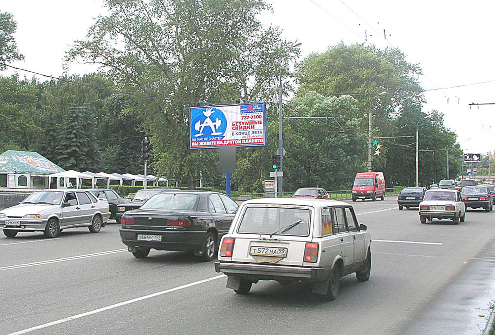 Фотография рекламного носителя, тип: Билборд 3x6, адрес: Энтузиастов ш., д.63, Москва, Россия. Сторона B №15210
