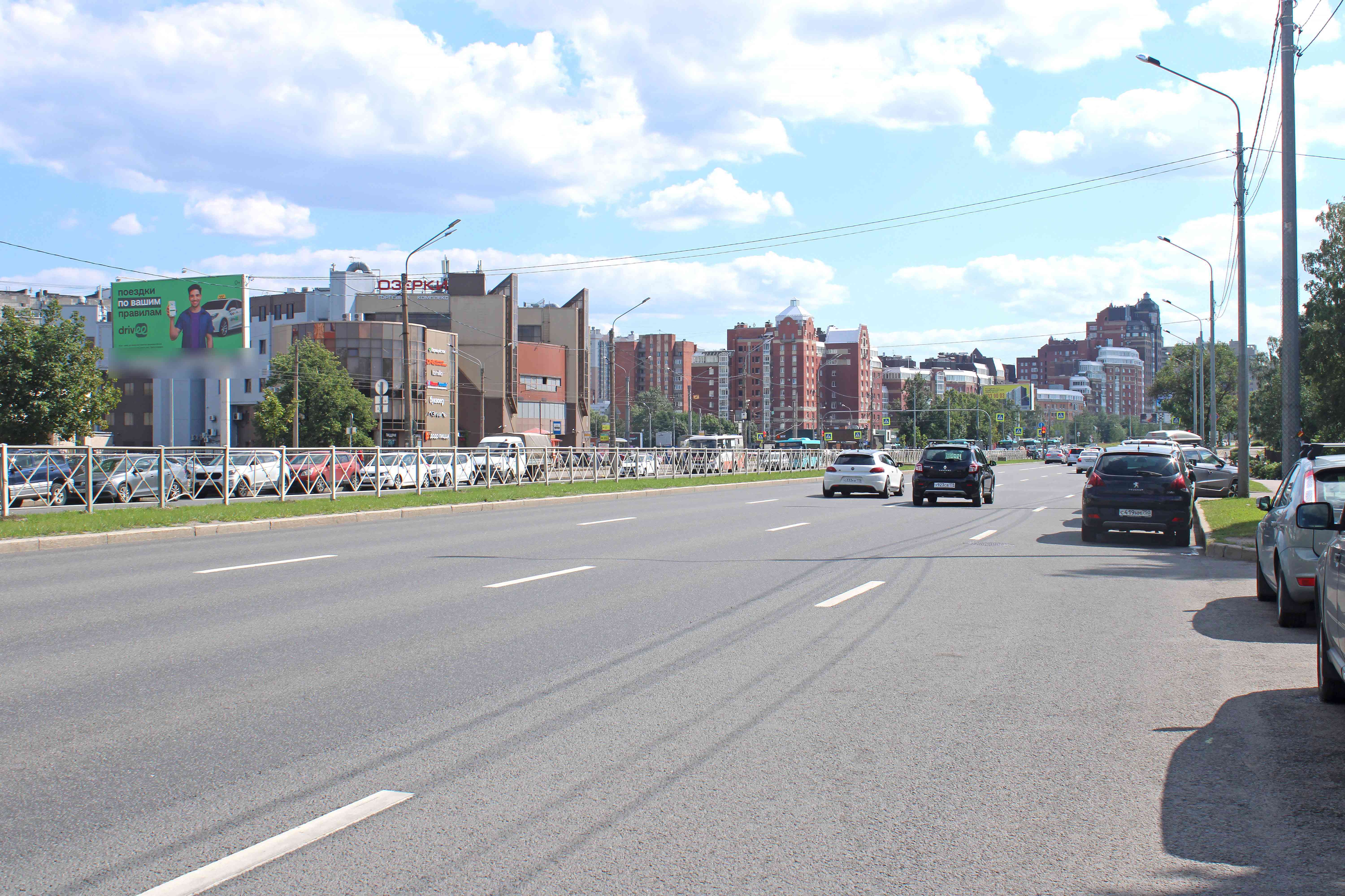 Фотография рекламного носителя, тип: Билборд 3x6, адрес: Выборгское ш., д.14, Санкт-Петербург, Россия. Сторона Б №351428