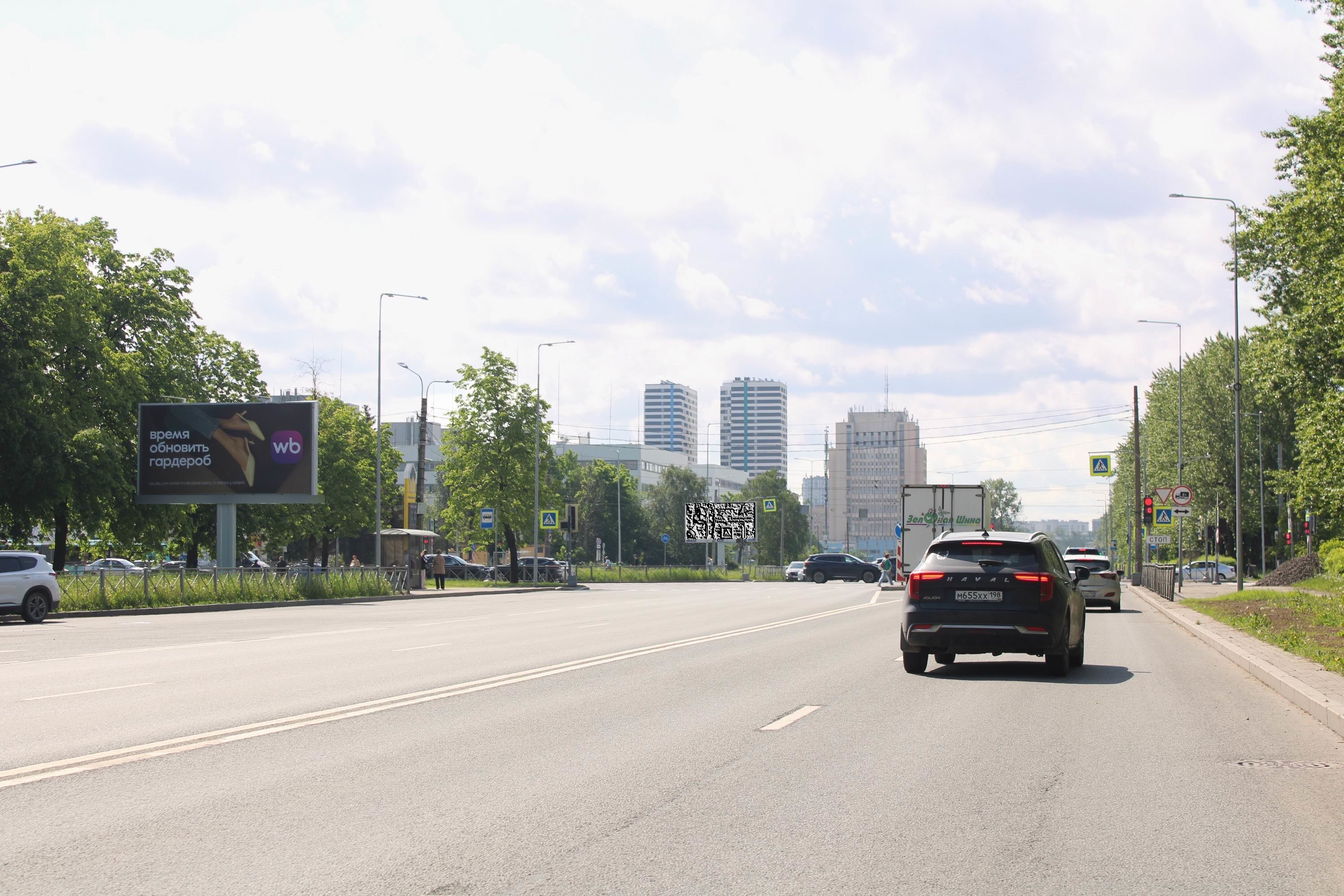 Фотография рекламного носителя, тип: Билборд 3x6, адрес: Юрия Гагарина пр-т. Х Типанова ул., д.21, Санкт-Петербург, Россия. Сторона Б №703315