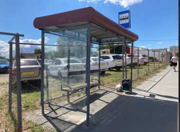 Фотография рекламного носителя, тип: Остановка 1.8x1.2, адрес: Дыбенко ул., ост. Карбышева ул., Самара, Самарская область, Россия. Сторона B1 №1348984