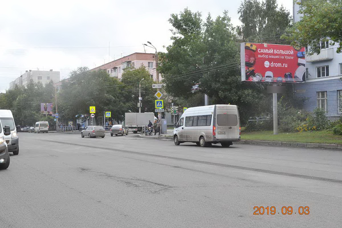 Фотография рекламного носителя, тип: Билборд 3x6, адрес: Свободы ул. Х Евтеева ул., Челябинск, Челябинская область, Россия. Сторона A №200634