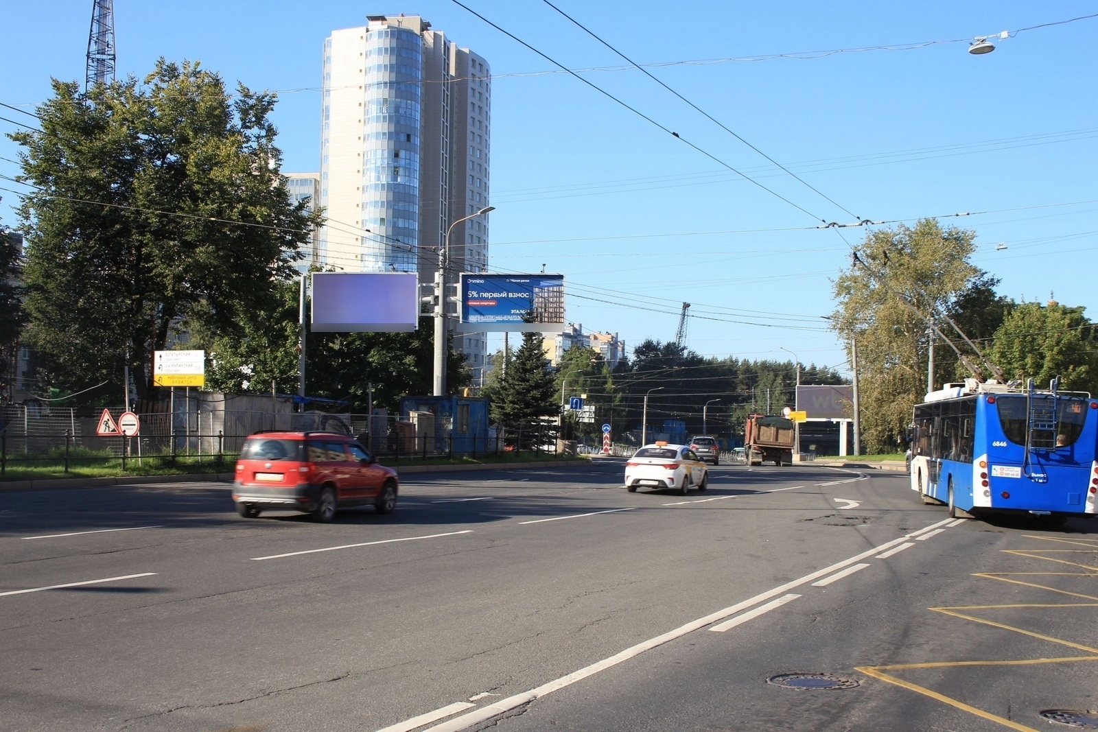 Фотография рекламного носителя, тип: Билборд 3x6, адрес: Светлановская пл. Х Энгельса пр-т., Санкт-Петербург, Россия. Сторона А2 №507847
