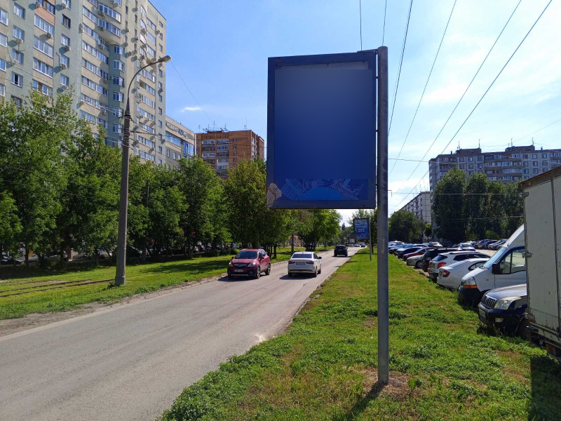 Фотография рекламного носителя, тип: Панель-кронштейн, адрес: Чернореченская ул., д.38, поз. 3, Самара, Самарская область, Россия. Сторона А №1081068
