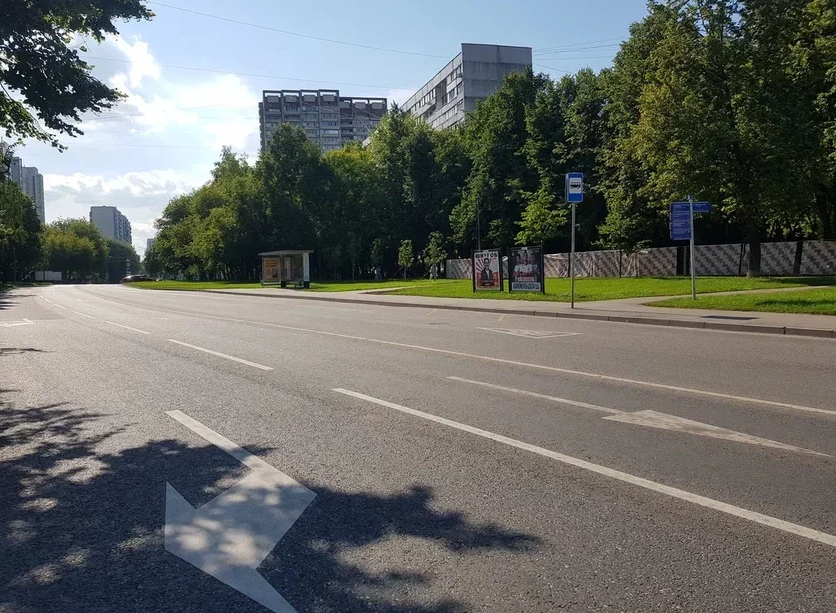 Фотография рекламного носителя, тип: Афиша 1.75x1.8, адрес: Шипиловская ул., д.55, стенд 2, Москва, Россия. Сторона A №883902