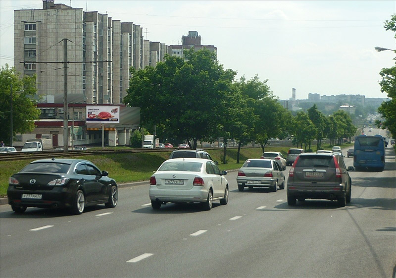 Фотография рекламного носителя, тип: Билборд 3x6, адрес: Победы пр-т., д.73, Череповец, Вологодская область, Россия. Сторона Б №111046