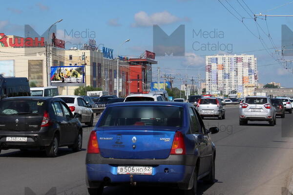 Фотография рекламного носителя, тип: Билборд 3x6, адрес: Московское ш., д.21, Рязань, Рязанская область, Россия. Сторона Бh1-Бh10 №1350246