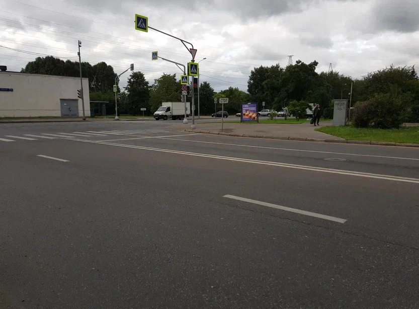 Фотография рекламного носителя, тип: Афиша 1.75x1.8, адрес: Поречная ул., д.5/14, стенд 1, Москва, Россия. Сторона A №887226