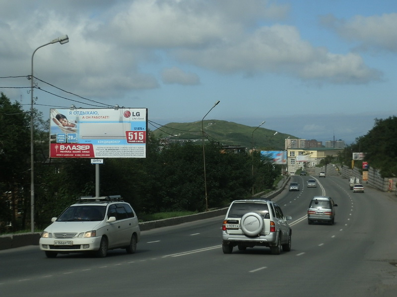 Фотография рекламного носителя, тип: Билборд 3x6, адрес: Адмирала Юмашева ул., д.38, Владивосток, Приморский край, Россия. Сторона Б №88761