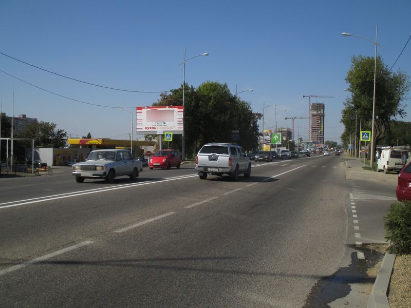 Фотография рекламного носителя, тип: Билборд 3x6, адрес: Бородинская ул., д.160, Краснодар, Краснодарский край, Россия. Сторона Б №234250