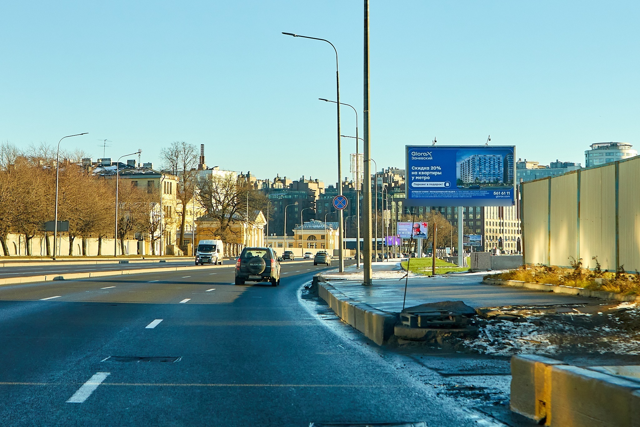 Фотография рекламного носителя, тип: Билборд 3x6, адрес: Свердловская наб., д.34 Х Феодосийская ул., Санкт-Петербург, Россия. Сторона А №120885