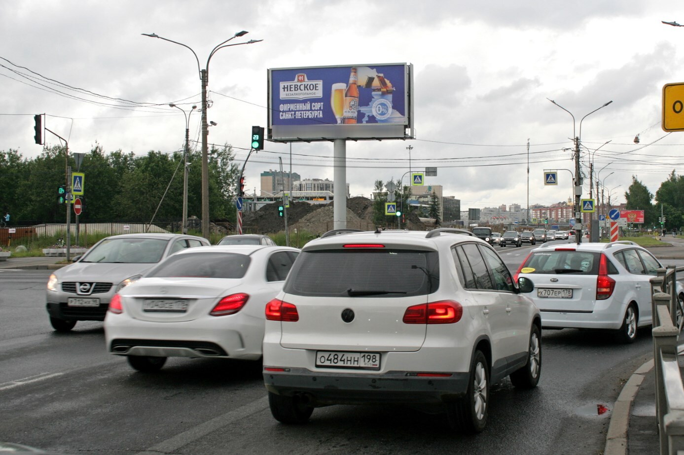 Фотография рекламного носителя, тип: Суперсайт 5x12, адрес: Планерная ул. Х Оптиков пр-т., Санкт-Петербург, Россия. Сторона Б №1088588