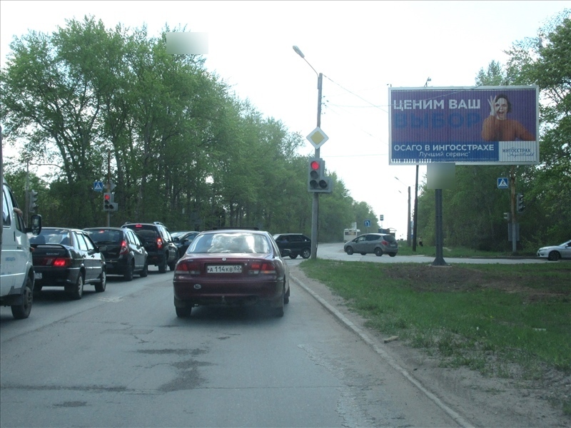 Фотография рекламного носителя, тип: Билборд 3x6, адрес: Черновицкая ул., 100м до поворота на ул.Щорса, Рязань, Рязанская область, Россия. Сторона А1-А3 №793759