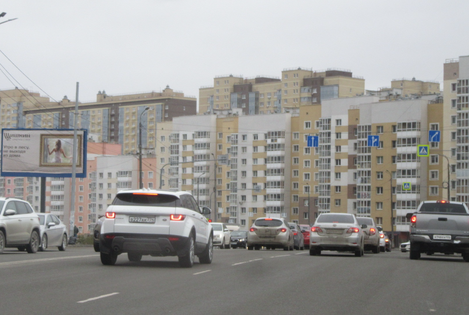Фотография рекламного носителя, тип: Билборд 3x6, адрес: 250-летия Челябинска ул., д.27, Челябинск, Челябинская область, Россия. Сторона Б1 №1329397
