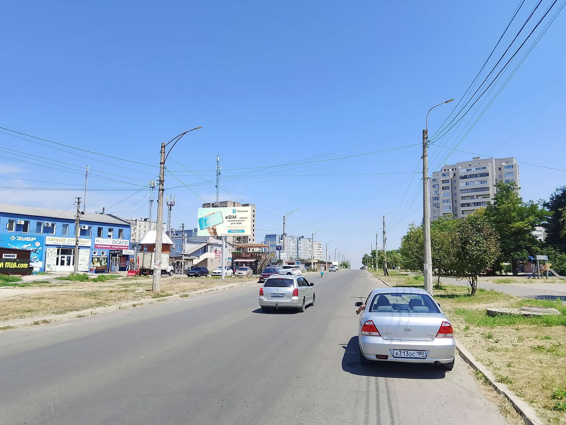 Фотография рекламного носителя, тип: Билборд 3x6, адрес: мкр. Восточный-1, ул. 9 Мая, Мариуполь, Донецкая область, Россия. Сторона Б №1372506