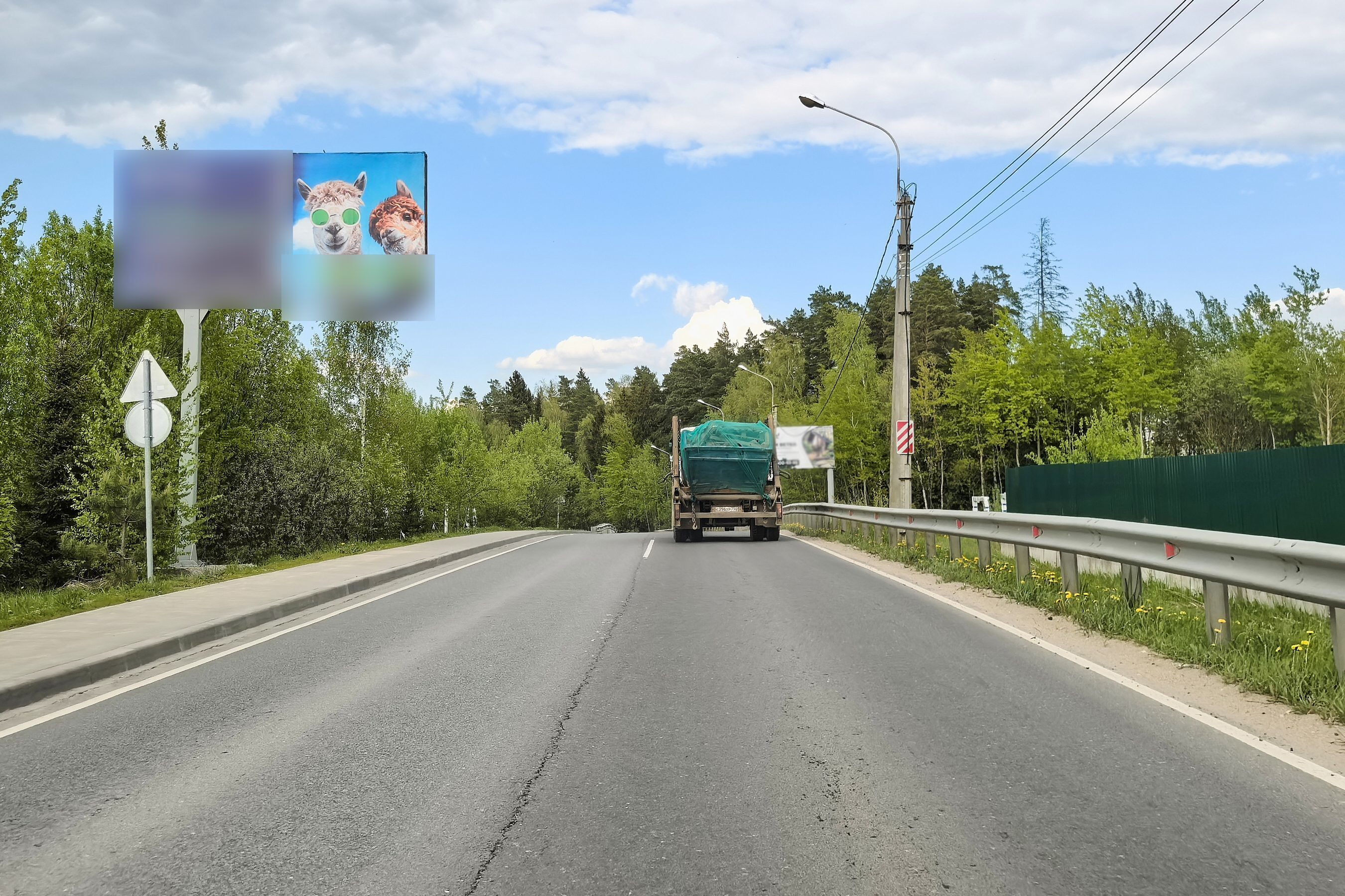 Фотография рекламного носителя, тип: Билборд 3x6, адрес: Балтия-КП Ренессанс Парк-Юрьево а/д., 700м, Истра, Московская область, Россия. Сторона Б №565063