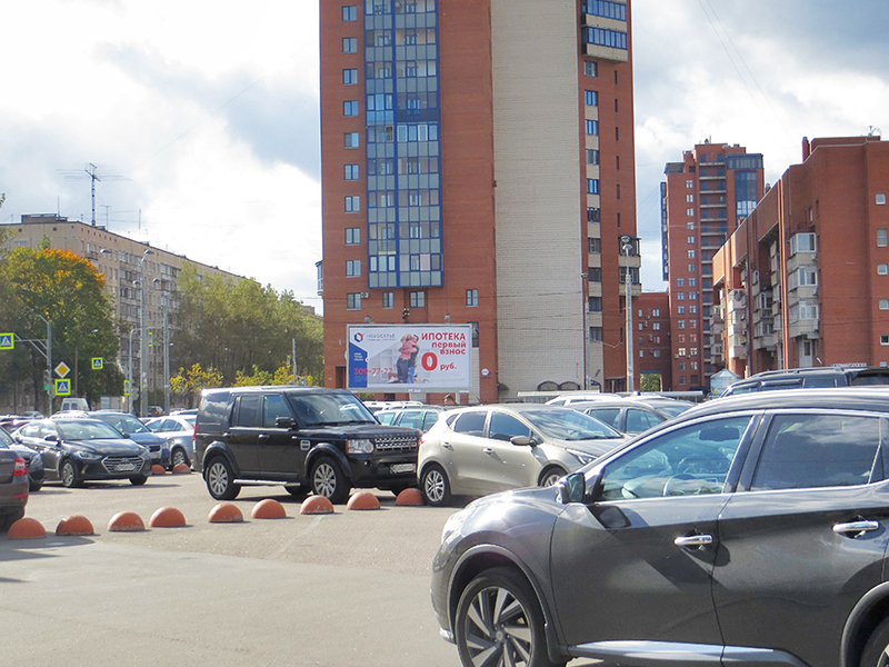 Фотография рекламного носителя, тип: Билборд 3x6, адрес: Юрия Гагарина пр-т., д.71 Х Ленсовета ул., Санкт-Петербург, Россия. Сторона А №165219