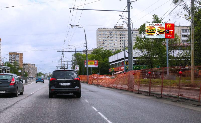 Фотография рекламного носителя, тип: Билборд 3x6, адрес: Большая Черкизовская ул., д.4, корп.1, поз.2, Москва, Россия. Сторона A №16119