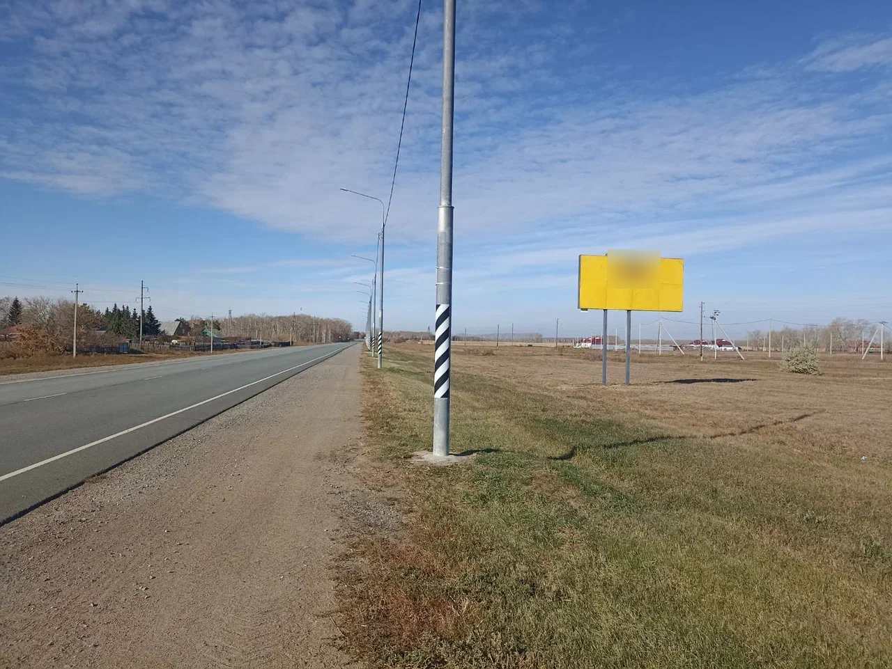 Фотография рекламного носителя, тип: Билборд 3x6, адрес: Омск-Черлак а/д., 92 180 м., Омск, Омская область, Россия. Сторона А №1361473