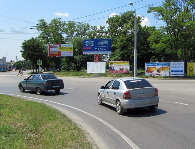 Фотография рекламного носителя, тип: Билборд 3x6, адрес: Бакинская ул., д.51 Х Маршала Жукова ул., Таганрог, Ростовская область, Россия. Сторона A №1376747